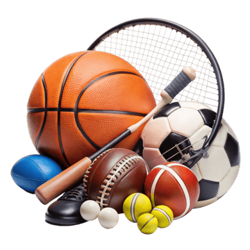 pngtree sports equipments solid white background png image 13720459