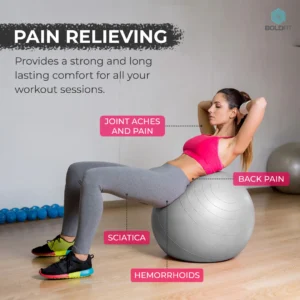 gym ball for exercise & yoga with pump 55cm