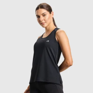 power womens tank black