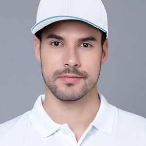 shiv naresh men's mesh cap (cp10 05,fs white/cyan free size)