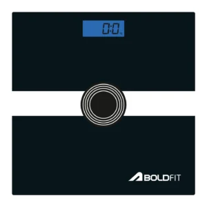 boldfit paramount weighing scale black