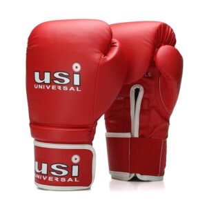 usi universal 612 reliance boxing gloves, punching bag gloves for boxing, kickboxing, muay thai, mma, durable pu material, elasticated hook & loop wrist closure